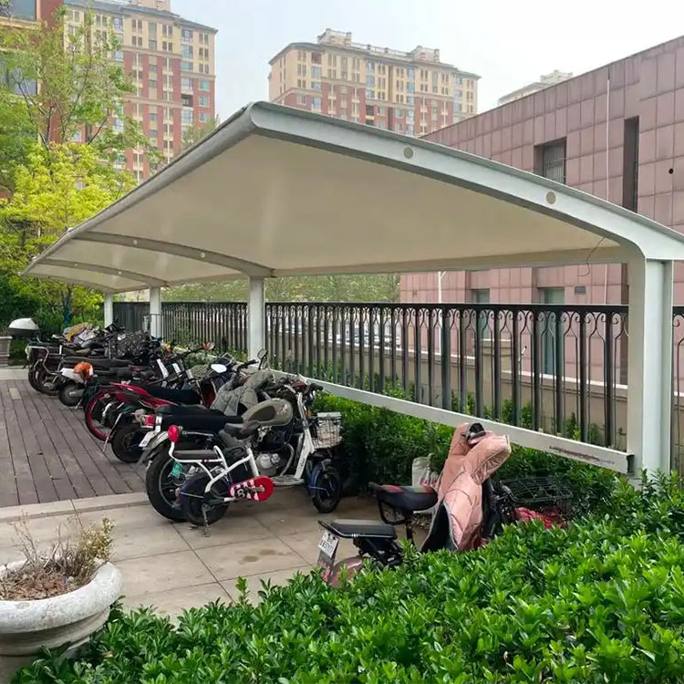 林芝膜结构电动车棚